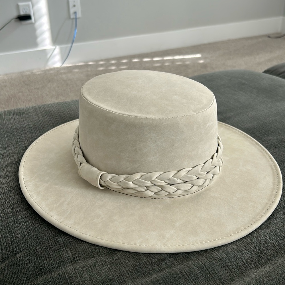 Anthropologie cream hat